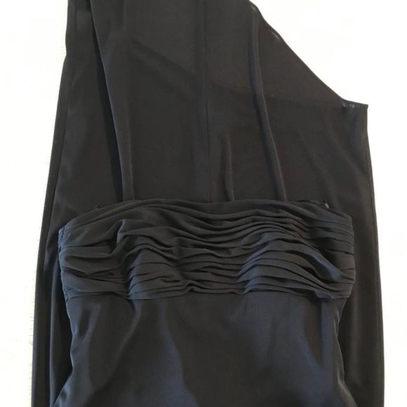 Asymmetrical classy black David Meister size 8  - Picture 8 of 13